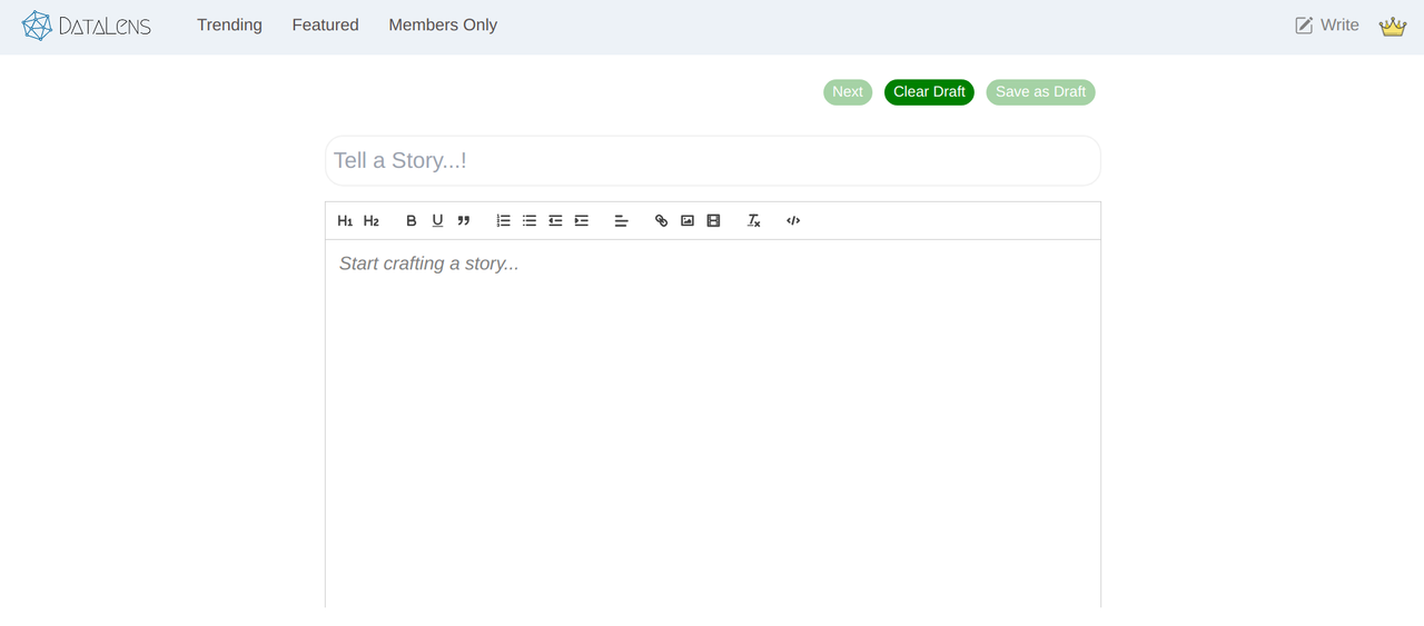 DataLens screenshot