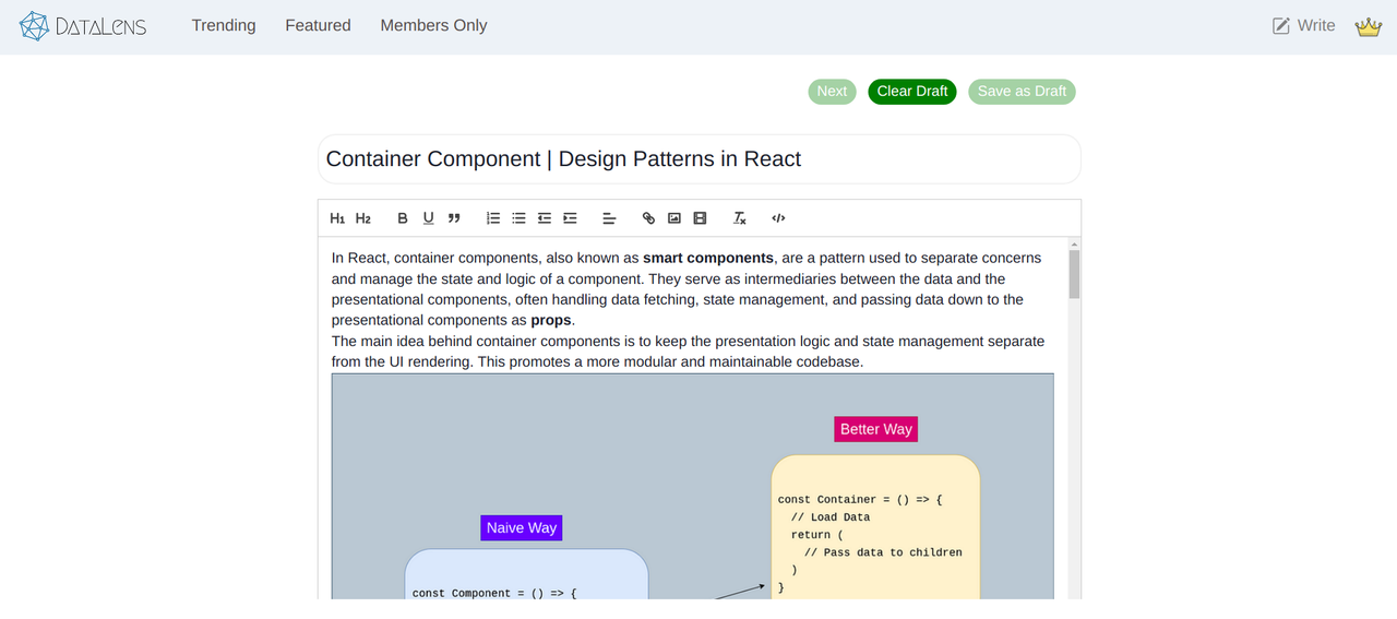 DataLens screenshot