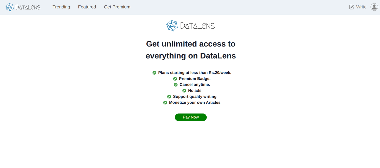 DataLens screenshot