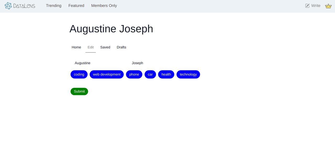 DataLens screenshot